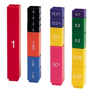 Fraction Tower Cubes - Fraction Set